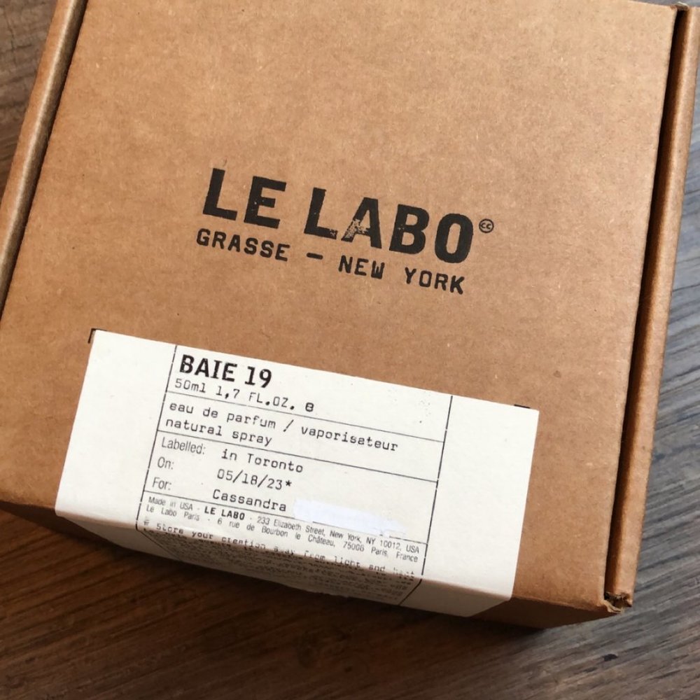 Le Labo Baie 19